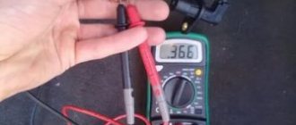 How to check the resistance on a sensor with a multimeter?