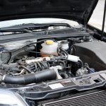 General view of the Z22SE under the hood of the Opel Vectra GTS 2.2 BlackSilvia